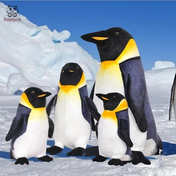Детска Играчка Плюшен Антарктическое Моделиране Пингвин Бебешки Плюшени Играчки Коледен Подарък За Рожден Ден