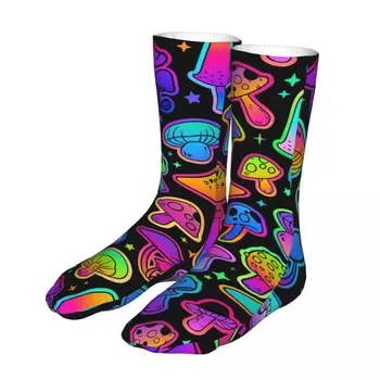 Кошмарен Магически Чорапи-Мъжки, Дамски Ежедневни Чорапи с Гъби Луди Пролет / Лято Есенно Зимни Чорапи Подарък