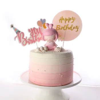 Bling Sparkle Рожден Ден Празнуват Детски Спомени Торта за рождения Ден на Topper Балон Подарък Кутия Декор на Юбилейното Парти САМ Овесени ядки Сладък Подарък