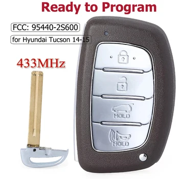 KEYECU 433,92 Mhz PCF7953A ID46 TQ8-FOB-4F03 P/N: 95440-2S600 4 бутона Prox Умно Дистанционно кола ключодържател за Hyundai Tucson 2014-2015