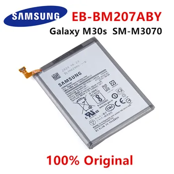 SAMSUNG 100% Оригинален EB-BM207ABY Подмяна на 6000 mah Батерия За Samsung Galaxy M30s SM-M3070 Батерии за мобилни телефони