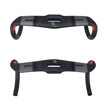 FCFB FW матово сиво черен UD Ultralight от въглеродни влакна вътрешен кабел за полагане на волана велосипеден пътен волана въглеродни влакна волана