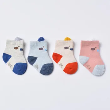 4 двойката/лот, есенно-зимни нови детски чорапи, памучни чорапи с герои от анимационни филми, за момчета и момичета, детски чорапи