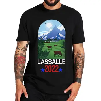 Kaus Lucu Jean Lassalle 2022 Kaus Klasik Pemilihan Presiden Presiden 100% Katun Lengan Pendek Atasan Kaus Tren