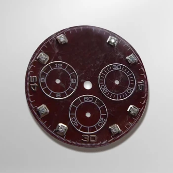 Висококачествен циферблат с камък за часа на Дейтона 116519, механизъм Fit 4130, резервни части за часовници