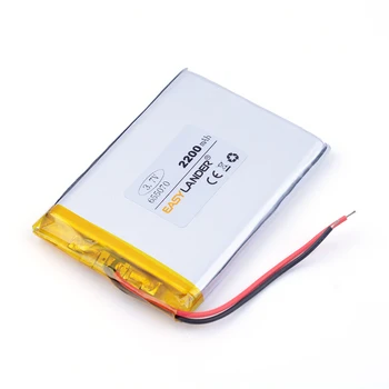 най-добрият батерия марка 3,7 До 2200 mah 655070 PLIB; полимерна литиево-йонна/Литиево-йонна батерия за видеорегистратора GPS mp3 mp4 мобилен телефон