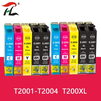 10PK T200XL T2001 -T2004 касети с Мастило T200XL Съвместими за Epson XP-100, XP-200, XP-300 XP-310 XP-400 XP-410 WF-2510 WF-2520