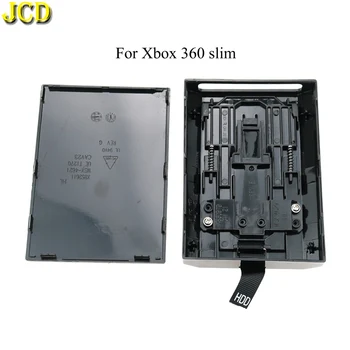 JCD За Xbox 360 Тънък вътрешен Твърд Диск HDD Калъф За Твърд Диск Черен Корпус Подмяна на Корпуса Пластмасов Калъф За Твърд Диск
