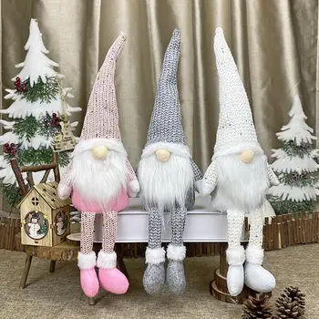 Джудже Коледна Безлични Кукла Забавни Коледни Декорации За Дома Коледен Орнамент Коледа Навидад Натальный Нова Година 2022