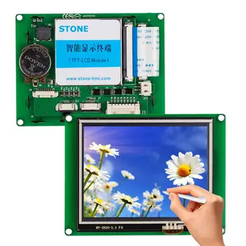 КАМЕННА 3,5-инчов Промишлен Модул за показване на HMI TFT LCD с програма + софтуер за използване на оборудване