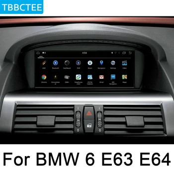 За BMW 6 E63 E64 2008 ~ 2012 CIC HD Екран, Стерео Android Автомобилен GPS Navi Карта Оригинален Стил Мултимедиен Плейър Bluetooth Авто