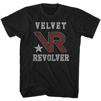 Тениска за възрастни Velvet Revolver Team Revolver Черна