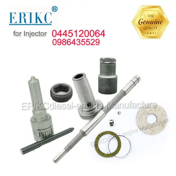 Комплекти за ремонт на инжектор система за впръскване на горивото ERIKC DLLA150P1564 (0433171963) Клапан F00RJ01451 за VOLVO Инжектор 0445120064 0986435529