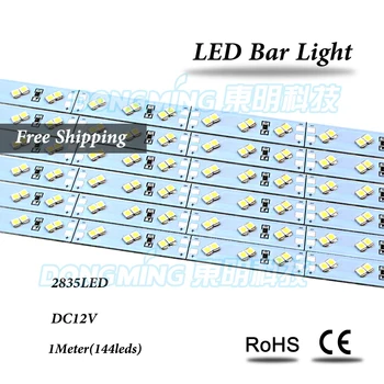 35 бр. led панели 100 см DC12V 144 светодиоди SMD 2835 18 Watt led Твърд светлина бял/топло бял led твърд ленти