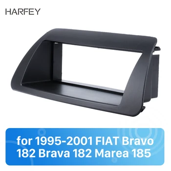 Harfey Perfect 1Din Автомобилен Радиоприемник за 1995-2001 FIAT Bravo 182 Brava 182 Marea 185 Панел Рамка за Аудио Капак Тапицерия комплект Рамка