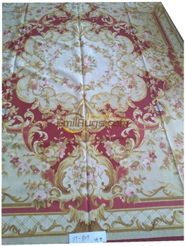 луксозен килим китайски обюссонский килим китайски килими, ръчно изработени вълнени голям килим килим за хол