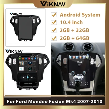 автомобилен gps навигация мултимедиен плеър за Ford mondeo fusion Mk4 2007-2010 android радио главното устройство за записване на видео