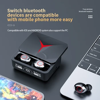 Оригинални Безжични Слушалки TWS Bluetooth 5,2 Слушалки С Докосване Спортни Слушалки Музикални Слушалки За Мобилни Телефони Iphone Xiaomi