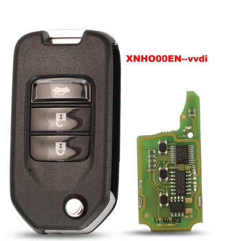 Jingyuqin VVDI Безжично Дистанционно Управление на Автомобилен Ключ За Xhorse VVDI/VVDI 2 XNHO00EN 3 Бутона Ключодържател