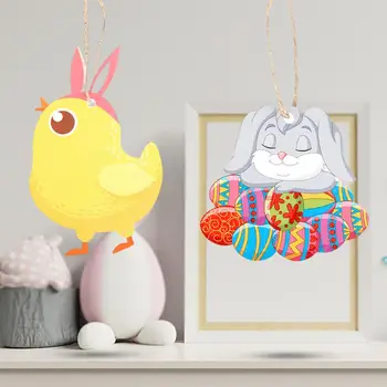 Великденско Яйце Висулка Красив Лесен Анти-деформация за Ежедневието Заек Висулка, Висулка Великден