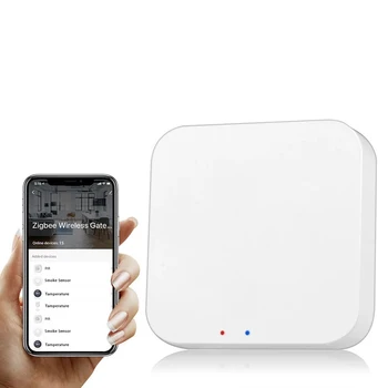 Sasha Smart Портал Remote Zigbee3 0 Климатик, WiFi Закрит САМ Хъб за Управление на Универсални Устройства за Връзка Сигурност