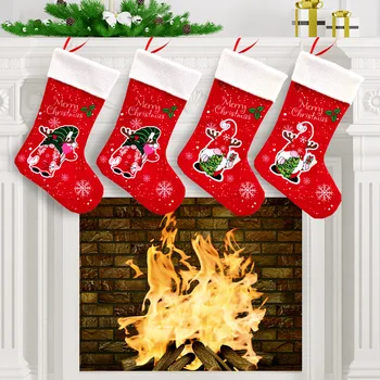 Коледен Гном Отглеждане Прекрасни Подаръци Чанта Коледна Елха, Висящи Орнамент за Украса на Дома Бара на Хотела TS2