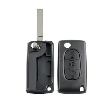 Авто Флип-Ключ Shell 3Б Ce0523 За Citroen C4 C5 C6 C8 Калъф За Дистанционно Ключ Fob Калъф за Носене За Защита на Ключове
