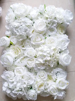 Високо качество на SPR 3D роза, божур цвете стени за сватбени партита събития фон настолна пътека изкуствени цветя