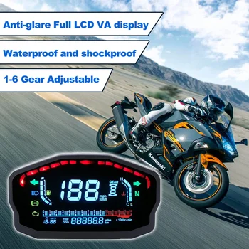 Гореща продажба на Мотоциклети брояч добро качество T16 Температурата на водата и цифров измерител на мотоциклет брояч на събиране