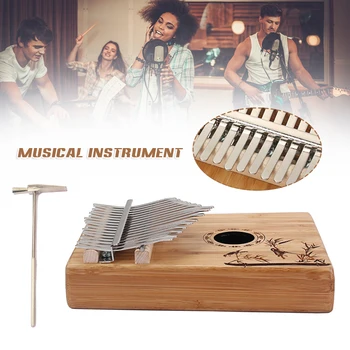 Комплекти за музикален инструмент бамбук форми отпечатани комплекти преносими музикални инструменти музикални инструменти за деца, възрастни Бегиннерс