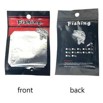 JIEXING 100 бр./лот 7,5*12 см 18 *12 см риболовна стръв от опаковки bag торбичка меки чанти за стръв на Риболовни уреди
