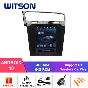 WITSON Android 11 субуфер 4G Lte мултимедиен GPS DVD плейър За Volkswagen Golf 7 авто монитор стерео радио навигационна система