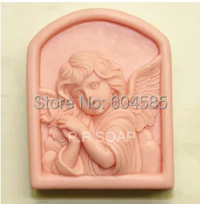 Ангел молитва Занаят, Изкуство Силикон Сапун мухъл Занаят Форми направи си САМ ръчно изработени сапуни форма