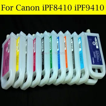 12 Цвята/комплект Висококачествени Съвместими касети с мастило За Canon PFI-706 PFI706 За Canon IPF8400 IP9400 iPF9410 iPF8410 Принтер