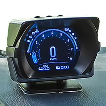Авто Централен Дисплей Автоматично измерване на Скоростта Интелигентен Цифров Сигнал Напомняне GPS HUD автоаксесоари за Всички Автомобили