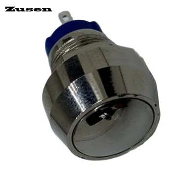 Zusen 12 мм (ZS12B-10Z/J/N) за Включване/Изключване Куполна корона Защелкивающийся Никелирани ключа на месинг ключ ключ