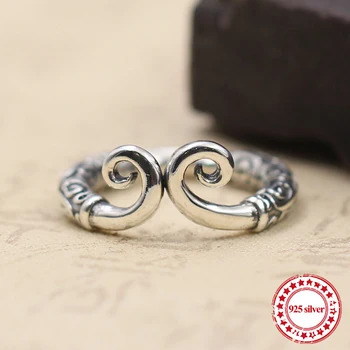 S925 сребро мъжки пръстен персонализирани модерен класически ретро бижута облак подарък изпратен подарък любовник 18 години гореща
