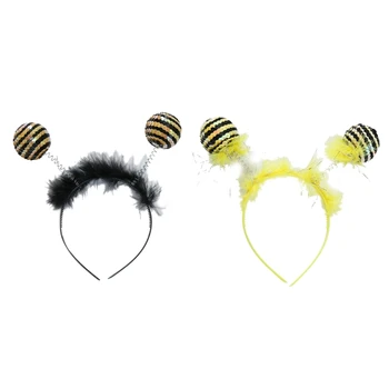 Пчелиное Щупальце лента за глава на Насекомо Cosplay Аксесоари За Коса, Украса за Деца Жени