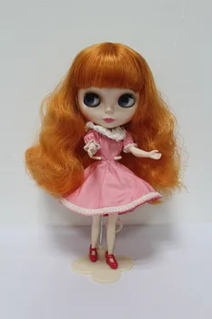 Безплатна доставка, промоция, RBL-159DIY, кукла голи блайт tait, подарък за рожден ден за момиче, 4 цвята, с големи очи, кукли с красиви Коса, сладка играчка