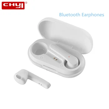 Слушалки Втулки Bluetooth Слушалка Музикални стерео слушалки Спортни Водоустойчив Безжични Слушалки с Зарядно Калъф За Смартфони с Android