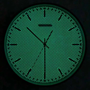 GIFSIN Светещи Стенни Часовници Флуоресцентни Декорации За Всекидневна Големи Часовници Прости Предмети от Бита