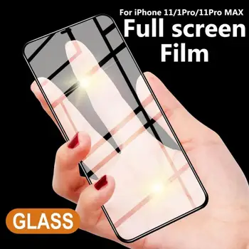 Най-новият 9D Защита на Екрана на Мобилния Телефон От Надраскване, qwerty на цял екран Защита, Закалено Стъкло, Hd Защитно Фолио За iPhone 12 Серия