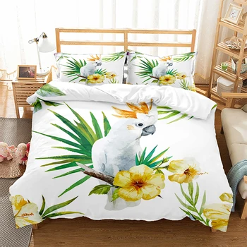Набор от чаршафи и одеяла с флорални и креативен модел се предлага в широк диапазон от размери и стилове Комплект спално бельо King Size