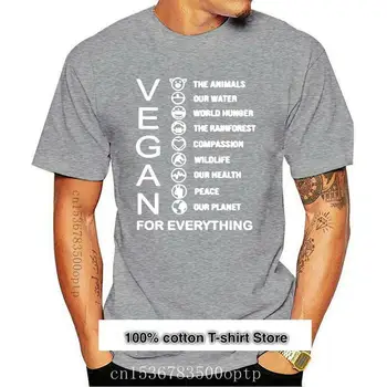 Camiseta vegana de manga corta против cuello redondo ал hombre, ropa de marca, regalos, 2019