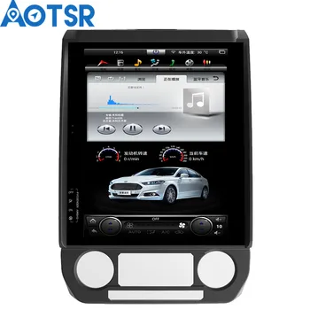Aotsr Android 7,1 Tesla стил на Автомобила Без DVD Плейър GPS Навигация За Ford F150 2009-2014 мултимедиен плеър магнитола