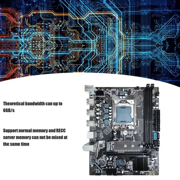 ГОРЕЩО-X79 Набор от дънни платки за настолни КОМПЮТРИ + процесора E5 2420 + Оперативна памет 2X 4G DDR3 M. 2 NVME LGA1356 Слот за памет DDR3, SATA3.0 Игрална дънната платка