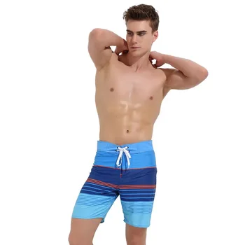 Професионален мъжки летни плажни Панталони, бързо съхнещи Панталони, Панталони с цветен модел, плажни панталони размер Плюс, ежедневни хипстерские панталон за плуване, сърф