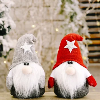 22 СМ Коледен Безлични Джудже на Дядо Коледна Елха, Висящи Украшение Кукла Украшение За Дома Висулка Подаръци Висящи Бижута Вечерни