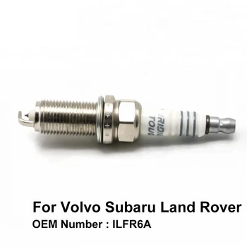 Иридий една свещ за Subaru Outback, Legacy, Forester, Impreza WRX Tribeca OE ILFR6A (Комплект от 4 броя)