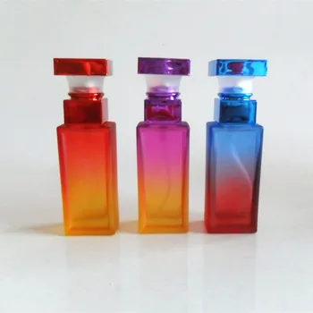 100шт празни 20 мл парфюм спрей Черешката стъклени бутилки, 20 мл цветни стъклени флакони-опаковки за парфюми, стъклени флакони-опаковки